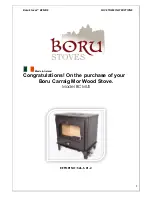 Boru Stoves BCMUS Manual предпросмотр