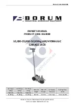 Borum BAJ2080 Owner'S Manual preview