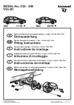 bosal 033-268 Fitting Instructions Manual предпросмотр