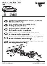 bosal 035-898 Fitting Instructions Manual предпросмотр