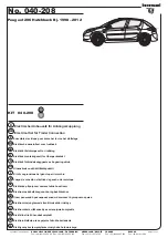 bosal 040-208 Installation Instructions Manual предпросмотр