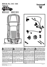 Предварительный просмотр 1 страницы bosal 043-928 Manual