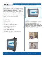 Preview for 1 page of Bosanova 360CE Specifications