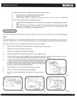 Preview for 13 page of Bosca GOLD 400 Owner'S Manual