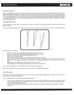 Предварительный просмотр 14 страницы Bosca LIMIT 450 Owner'S Manual