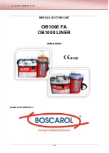 Boscarol OB1000 FA User Manual предпросмотр