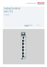 Bosch Rexroth IndraControl VAC 01 Operating Instructions Manual предпросмотр