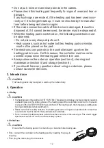 Preview for 12 page of Bosch+Sohn Boso bosotherm 1200 Instructions For Use Manual