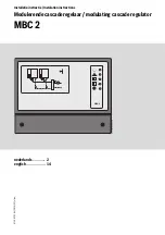 Предварительный просмотр 1 страницы Bosch Thermotechnology MBC 2 Manual