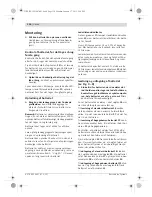 Предварительный просмотр 118 страницы Bosch 0 275 007 000 Original Instructions Manual