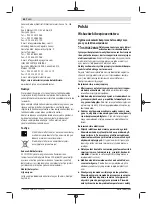 Preview for 86 page of Bosch 0 601 372 201 Original Instructions Manual