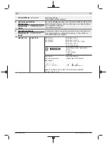 Предварительный просмотр 217 страницы Bosch 0 601 372 201 Original Instructions Manual