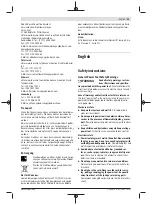 Предварительный просмотр 13 страницы Bosch 0 601 5A1 001 Original Instructions Manual