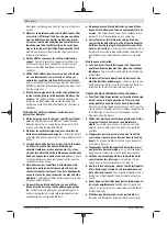 Предварительный просмотр 22 страницы Bosch 0 601 5A1 001 Original Instructions Manual