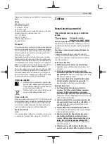 Предварительный просмотр 109 страницы Bosch 0 601 5A1 001 Original Instructions Manual