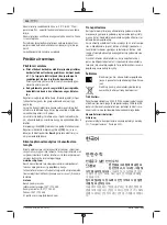 Предварительный просмотр 222 страницы Bosch 0 601 5A1 001 Original Instructions Manual