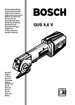 Bosch 0 601 925 103 Operating Instructions Manual preview