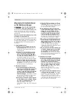 Preview for 4 page of Bosch 0 601 927 5B0 Original Instructions Manual