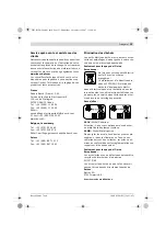 Предварительный просмотр 23 страницы Bosch 0 601 927 5B0 Original Instructions Manual