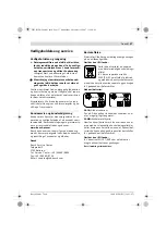 Предварительный просмотр 57 страницы Bosch 0 601 927 5B0 Original Instructions Manual