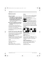 Предварительный просмотр 88 страницы Bosch 0 601 927 5B0 Original Instructions Manual