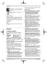 Предварительный просмотр 58 страницы Bosch 0 601 9F5 100 Original Instructions Manual