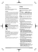 Предварительный просмотр 74 страницы Bosch 0 601 9F5 100 Original Instructions Manual