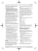 Предварительный просмотр 107 страницы Bosch 0 601 9F5 100 Original Instructions Manual