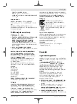 Preview for 133 page of Bosch 0 601 9F5 100 Original Instructions Manual