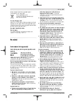 Preview for 141 page of Bosch 0 601 9H3 000 Original Instructions Manual