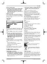 Предварительный просмотр 99 страницы Bosch 0 601 9H6 E01 Original Instructions Manual