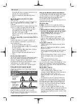 Предварительный просмотр 218 страницы Bosch 0 601 B43 0K0 Original Instructions Manual