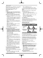 Предварительный просмотр 452 страницы Bosch 0 601 B43 0K0 Original Instructions Manual