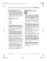 Предварительный просмотр 131 страницы Bosch 0 602 212 Original Instructions Manual