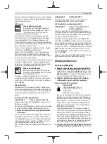 Preview for 15 page of Bosch 0 602 490 647 Original Instructions Manual