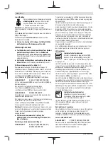 Preview for 108 page of Bosch 0 602 490 647 Original Instructions Manual