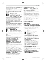 Preview for 291 page of Bosch 0 602 490 647 Original Instructions Manual