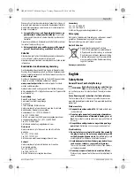 Preview for 9 page of Bosch 0 602 495 001 Original Instructions Manual