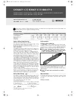 Bosch 0 602 495 200 Manual preview
