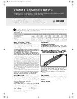 Предварительный просмотр 1 страницы Bosch 0 602 495 200 Manual