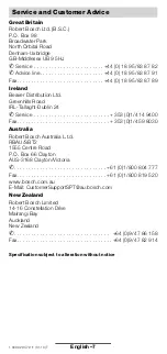 Preview for 10 page of Bosch 0 603 096 601 Operating Instructions Manual