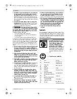 Предварительный просмотр 8 страницы Bosch 0 607 161 100 Original Instructions Manual