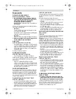Предварительный просмотр 176 страницы Bosch 0 607 161 100 Original Instructions Manual