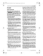 Предварительный просмотр 263 страницы Bosch 0 607 161 100 Original Instructions Manual