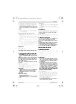 Предварительный просмотр 21 страницы Bosch 0 607 251 102 Original Instructions Manual