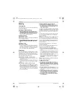 Предварительный просмотр 74 страницы Bosch 0 607 251 102 Original Instructions Manual