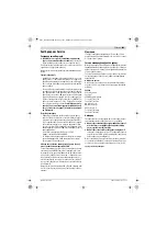 Предварительный просмотр 109 страницы Bosch 0 607 251 102 Original Instructions Manual