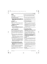 Предварительный просмотр 115 страницы Bosch 0 607 251 102 Original Instructions Manual