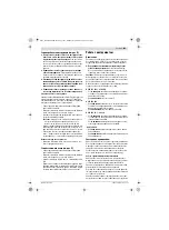 Предварительный просмотр 161 страницы Bosch 0 607 251 102 Original Instructions Manual