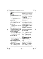 Предварительный просмотр 179 страницы Bosch 0 607 251 102 Original Instructions Manual